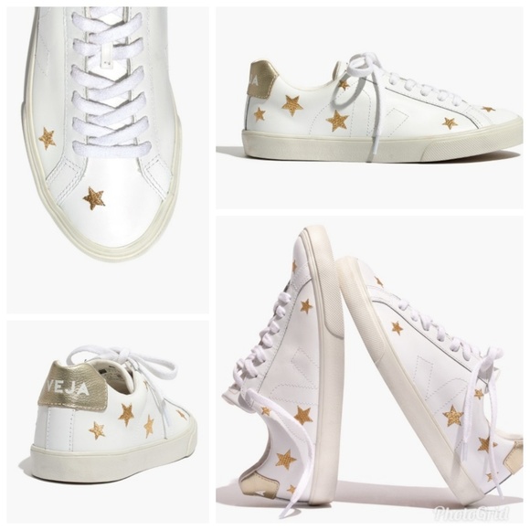 sneakers with gold stars